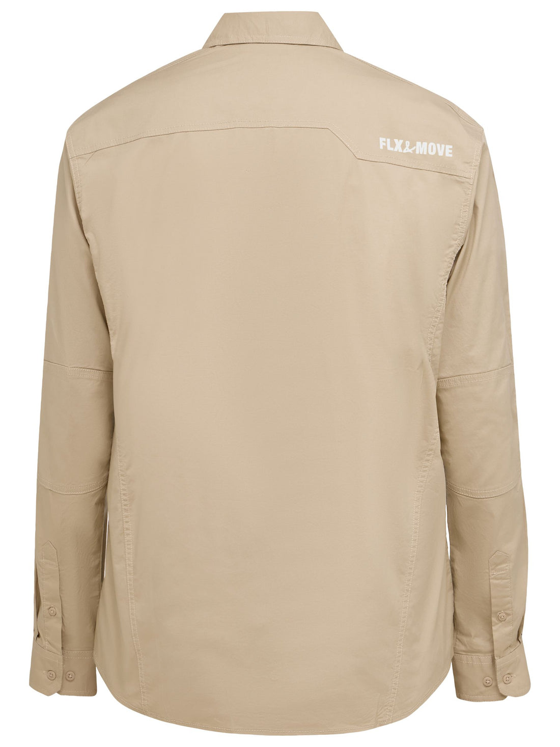 Bisley Flx & Move™ Utility Work Shirt BS6144 - Stone rear