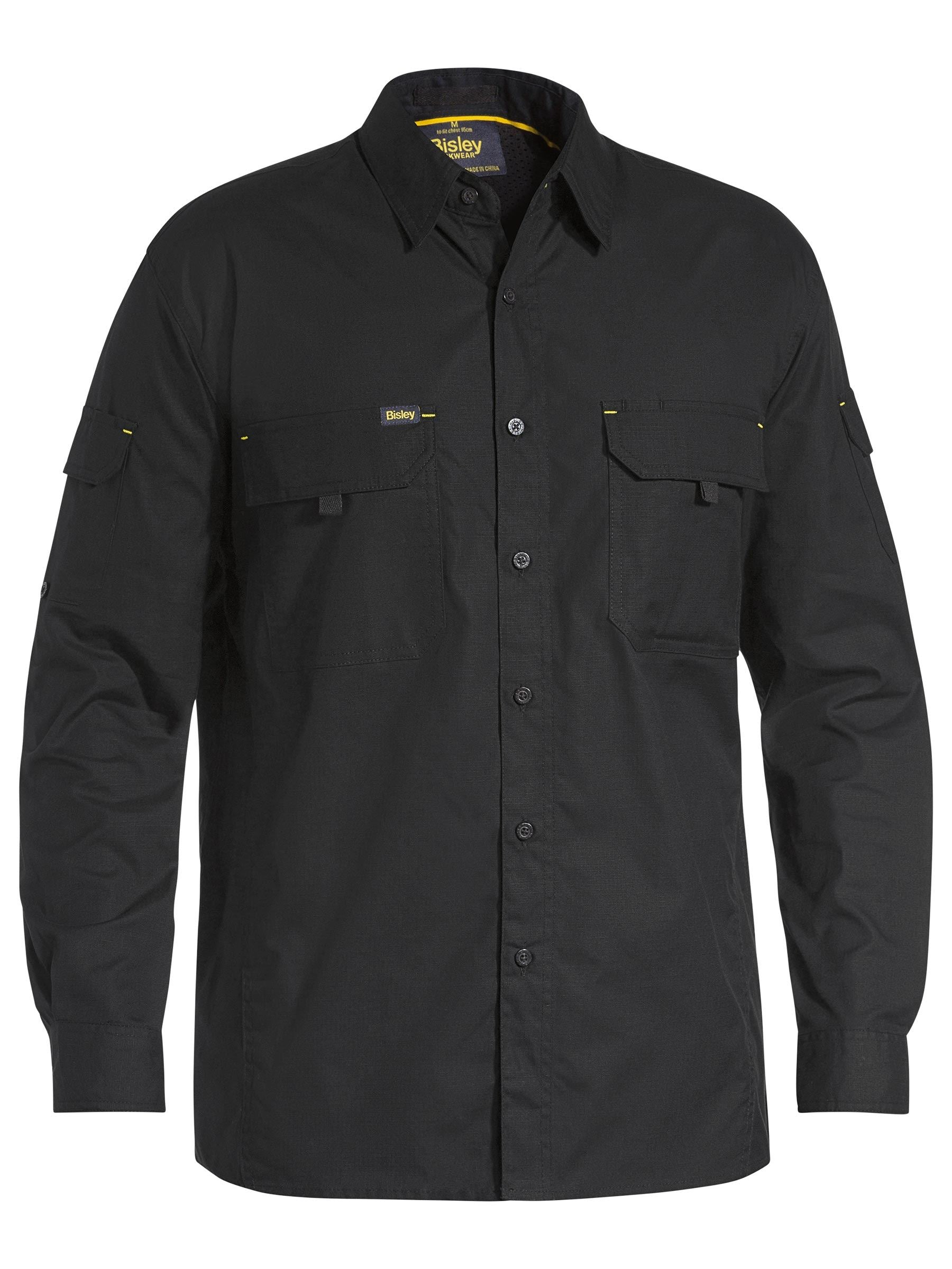 Bisley X Airflow™ Ripstop Shirt BS6414 - Black front