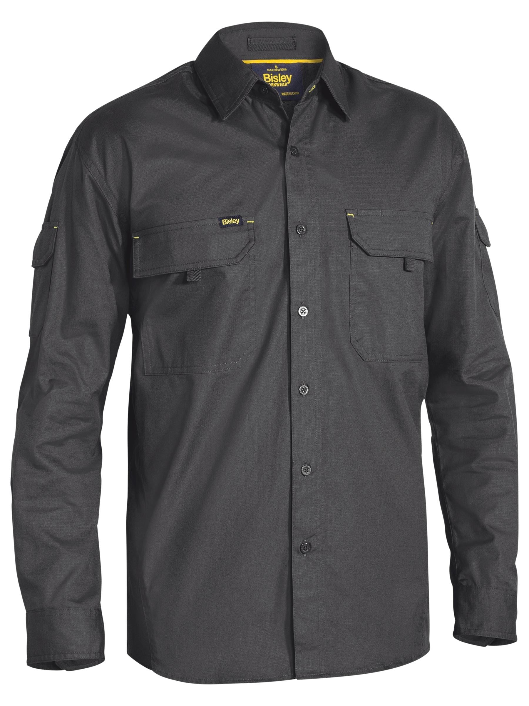 Bisley X Airflow™ Ripstop Shirt BS6414 - Charcoal front