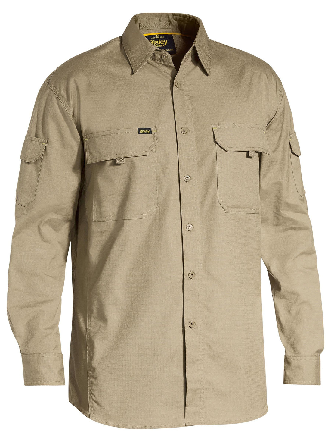 Bisley X Airflow™ Ripstop Shirt BS6414 - Khaki front