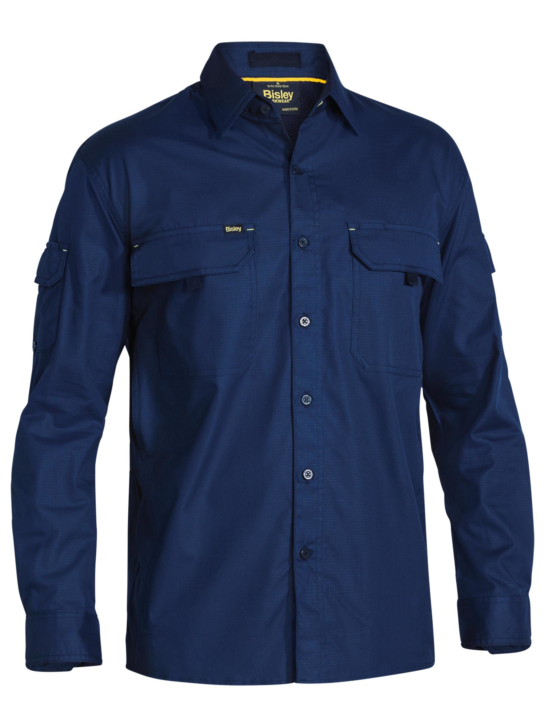 Bisley X Airflow™ Ripstop Shirt BS6414 - Navy front