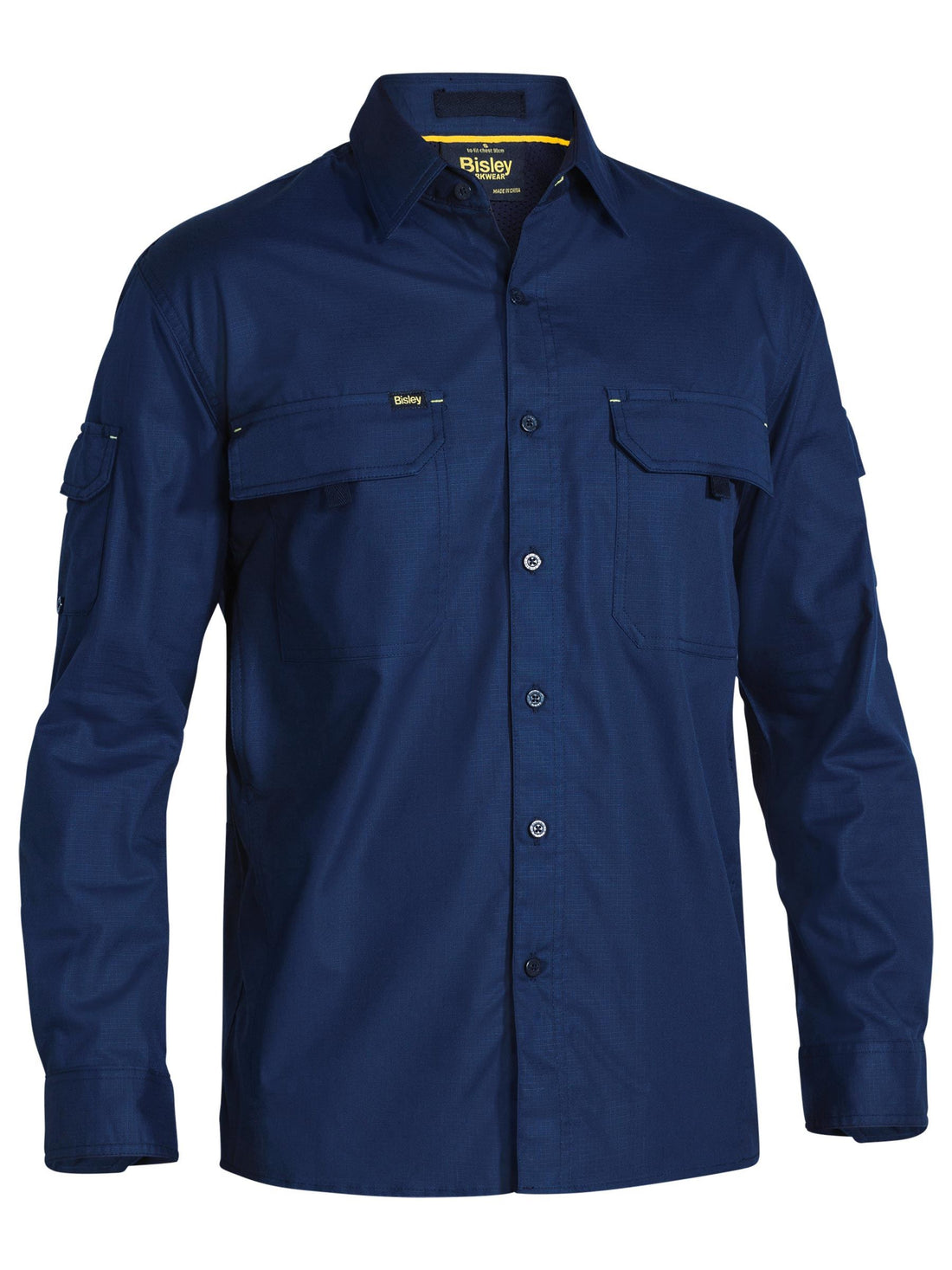 Bisley X Airflow™ Ripstop Shirt BS6414 - Navy front