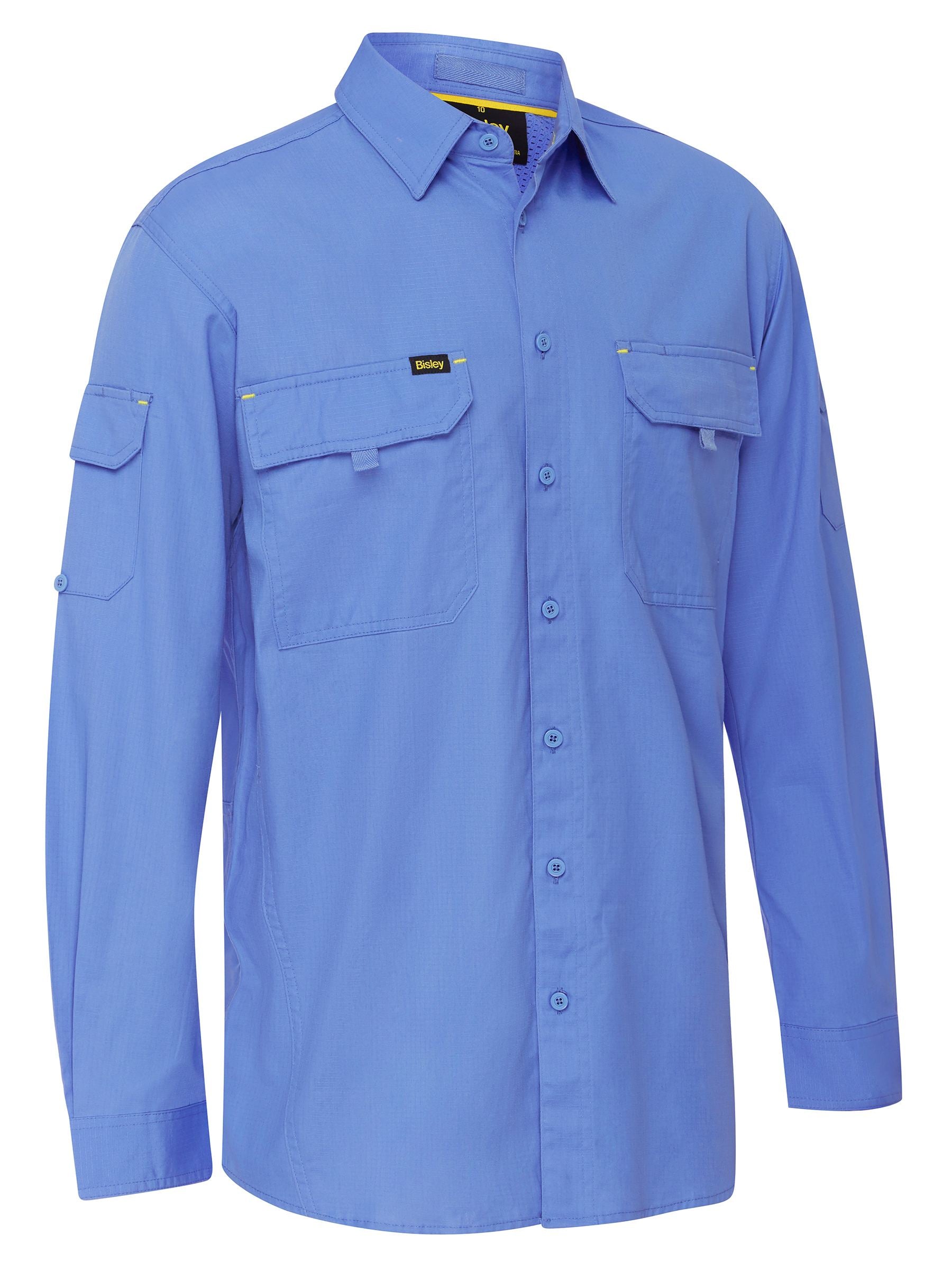 Bisley X Airflow™ Ripstop Shirt BS6414 - Blue front
