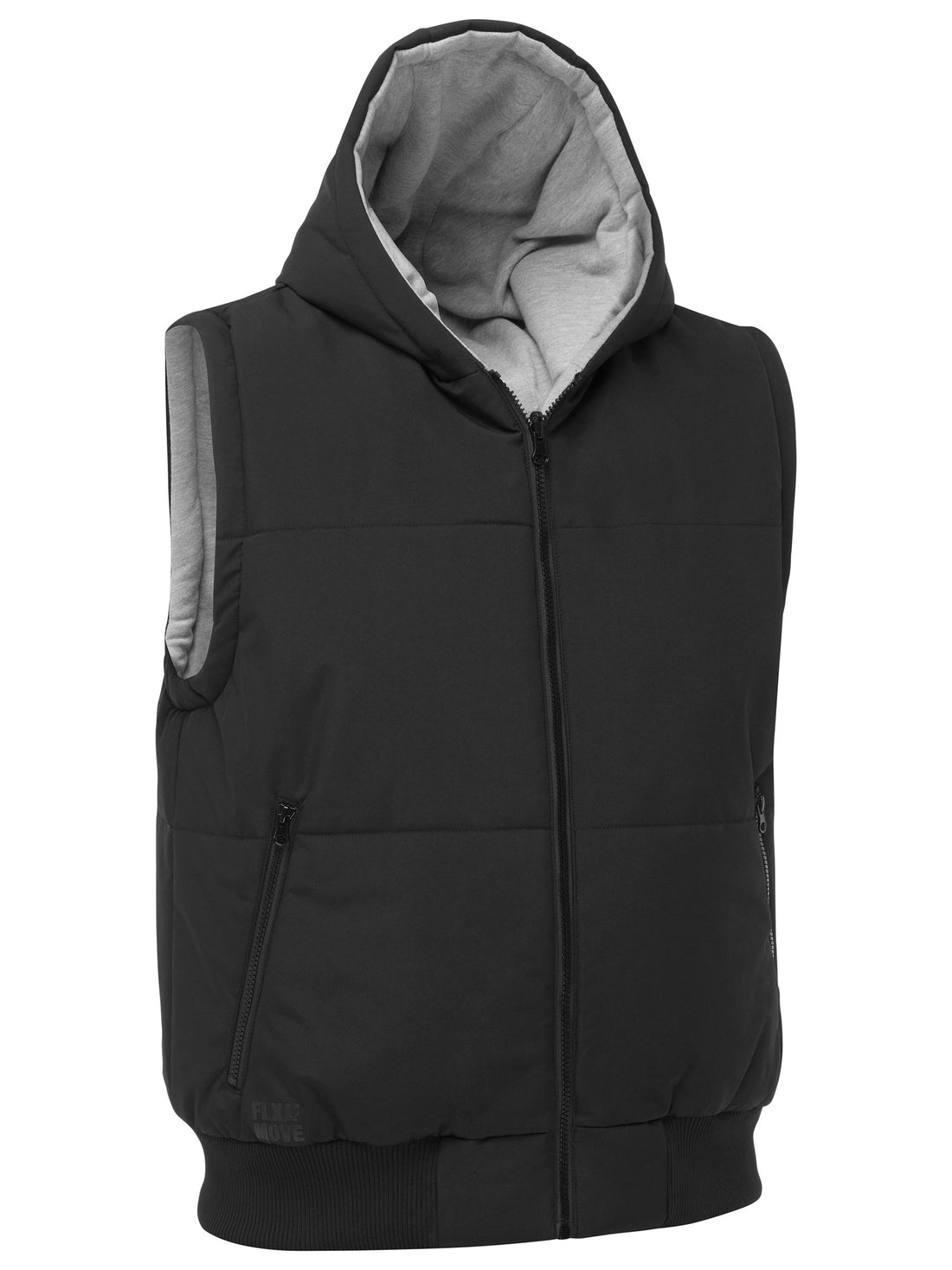 Bisley FLX & Move Reversible Puffer Jacket BV0334 - Black front