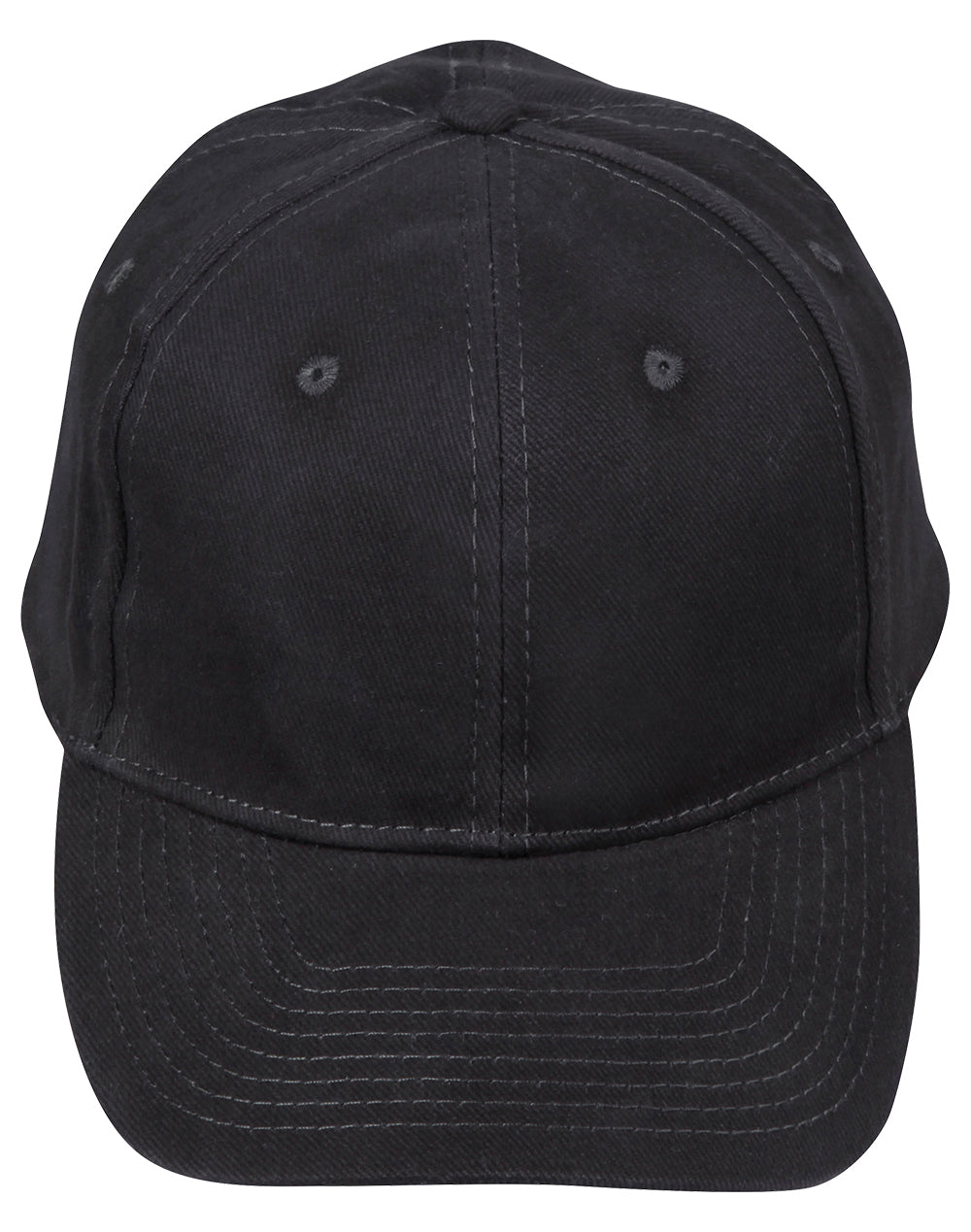 Heavy Brushed Cotton Cap - Charcoal