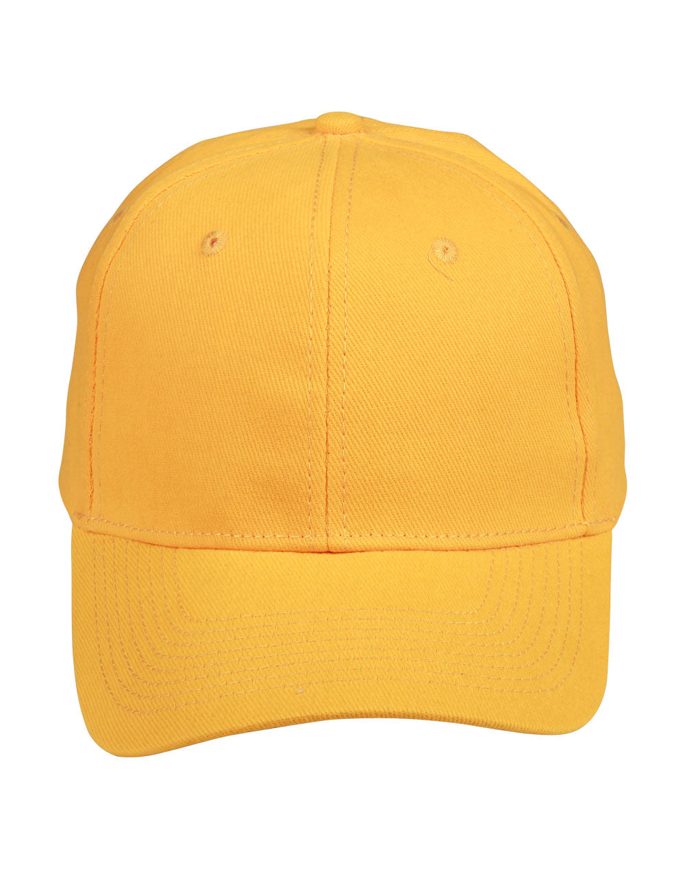 Heavy Brushed Cotton Cap - Gold