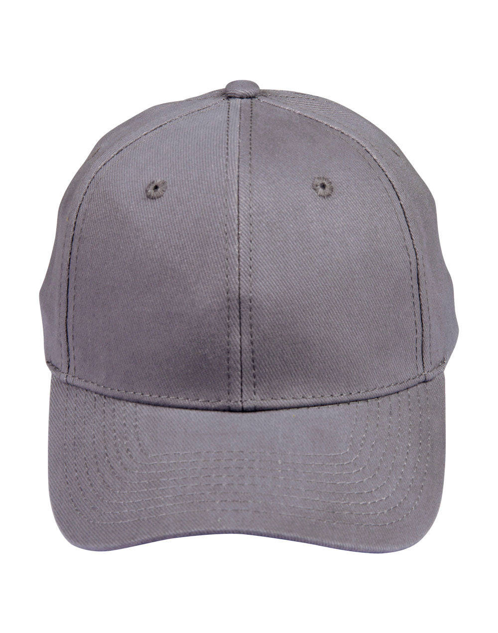 Heavy Brushed Cotton Cap - Grey