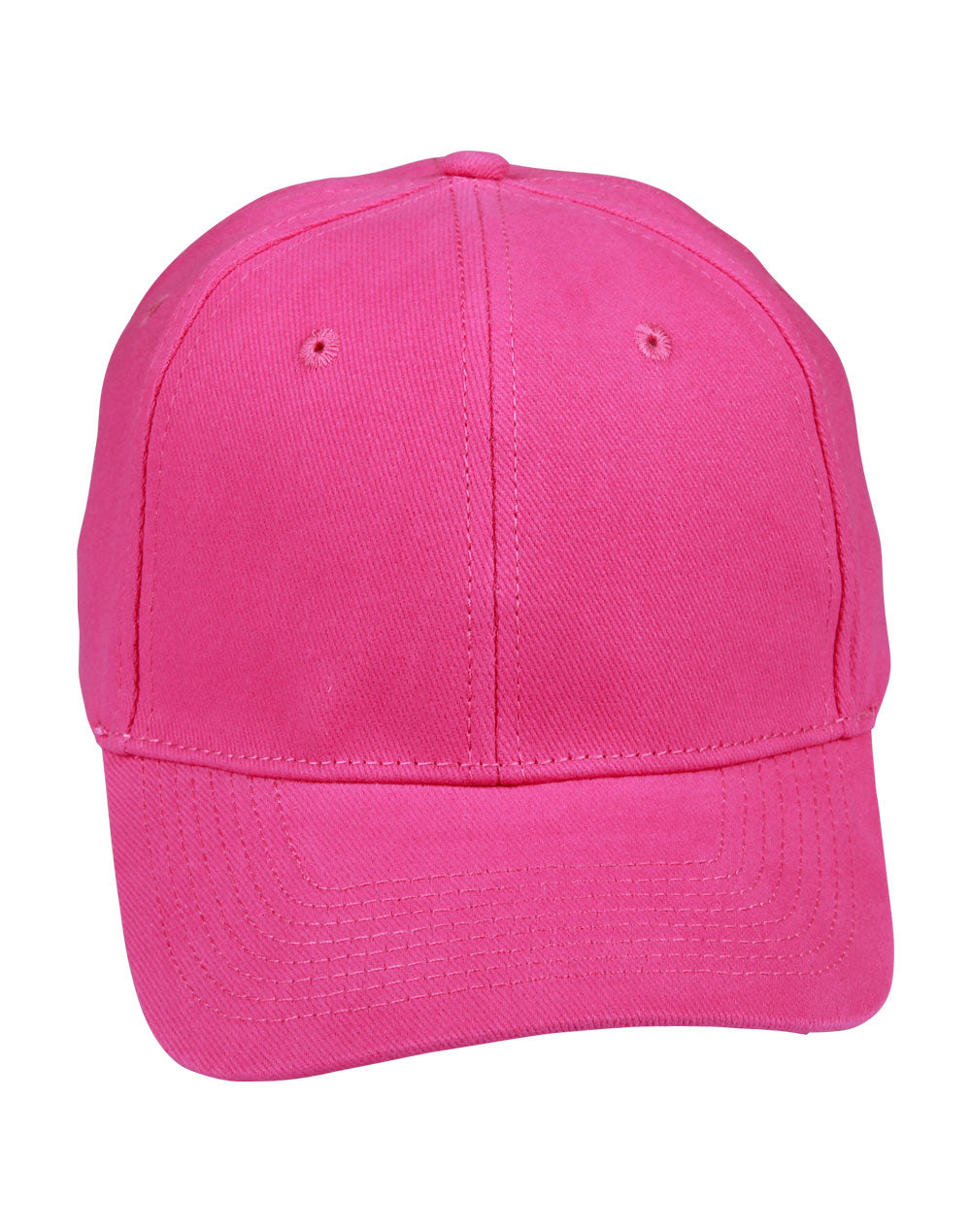 Heavy Brushed Cotton Cap - Hot Pink