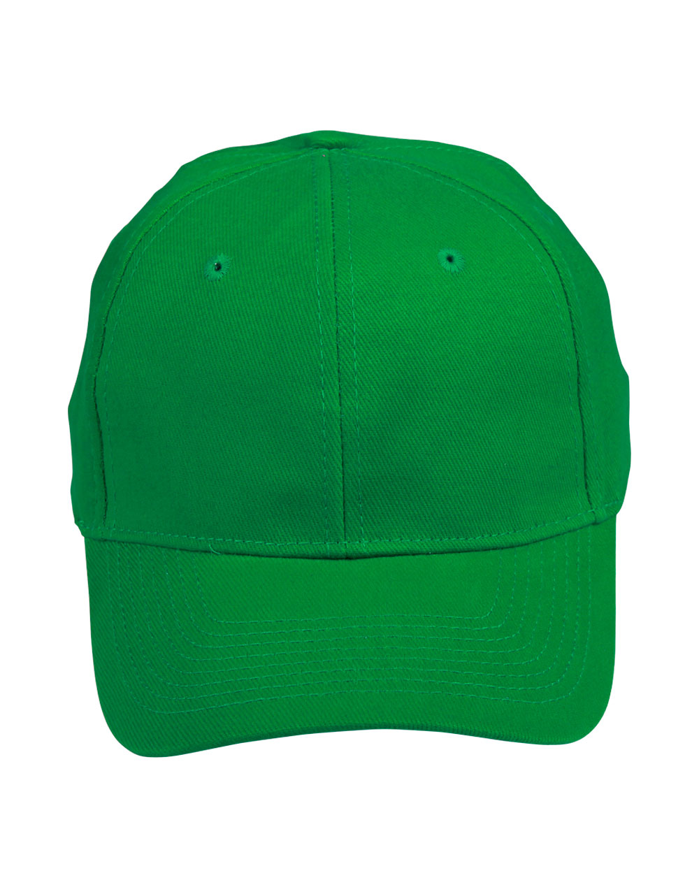 Heavy Brushed Cotton Cap - Kelly Green