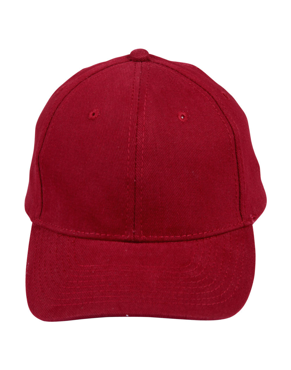 Heavy Brushed Cotton Cap - Maroon