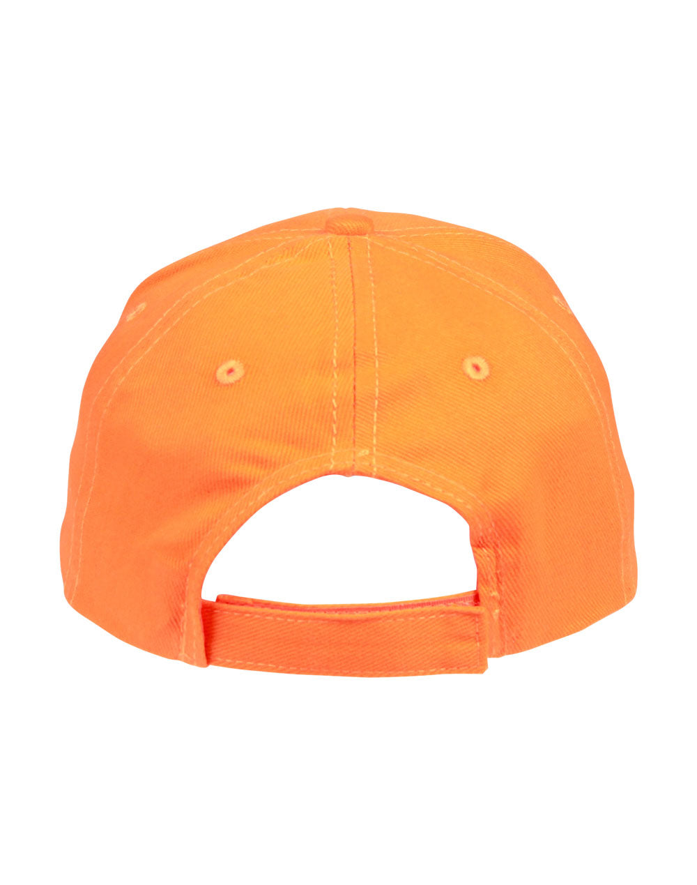 Heavy Brushed Cotton Cap - Orange