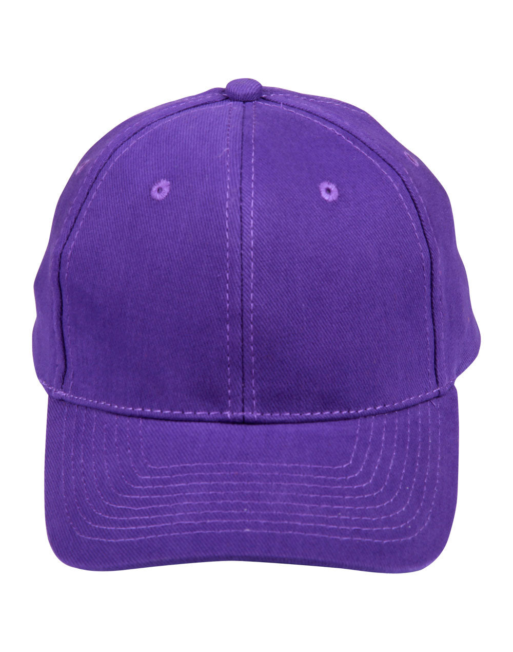 Heavy Brushed Cotton Cap - Purple