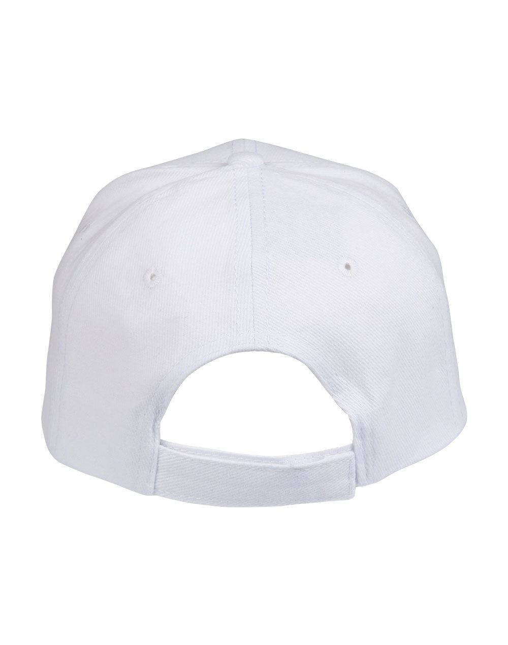 Heavy Brushed Cotton Cap - White