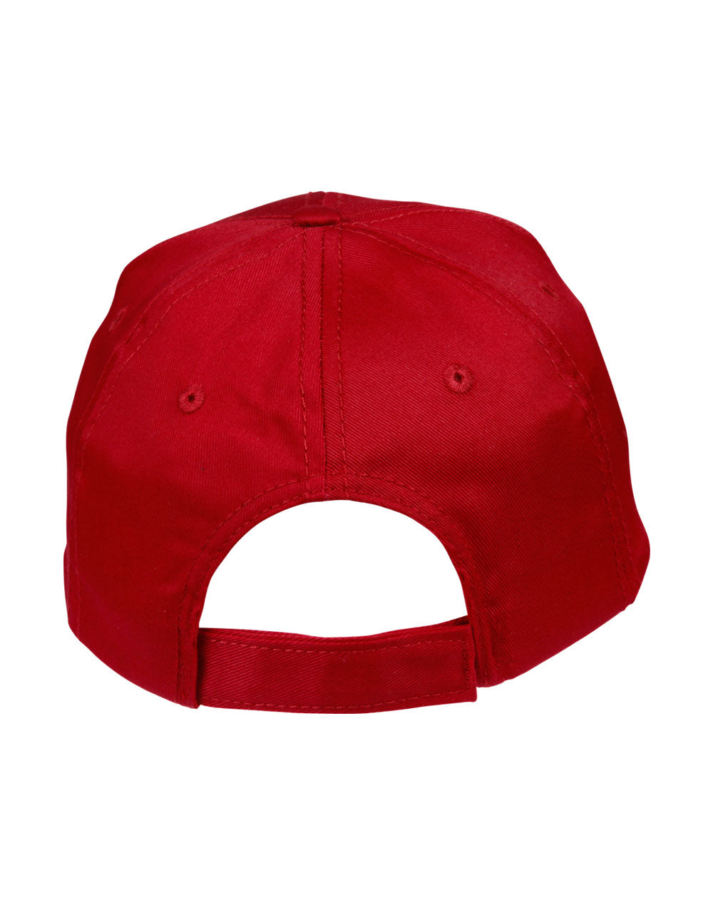 Polycotton Twill Cap - Maroon