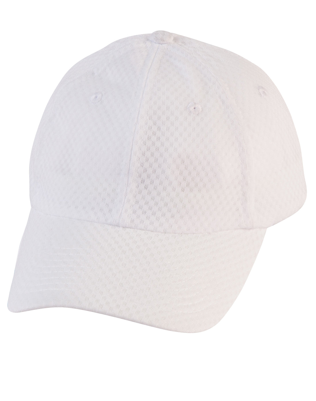 Athletic Mesh Cap - White