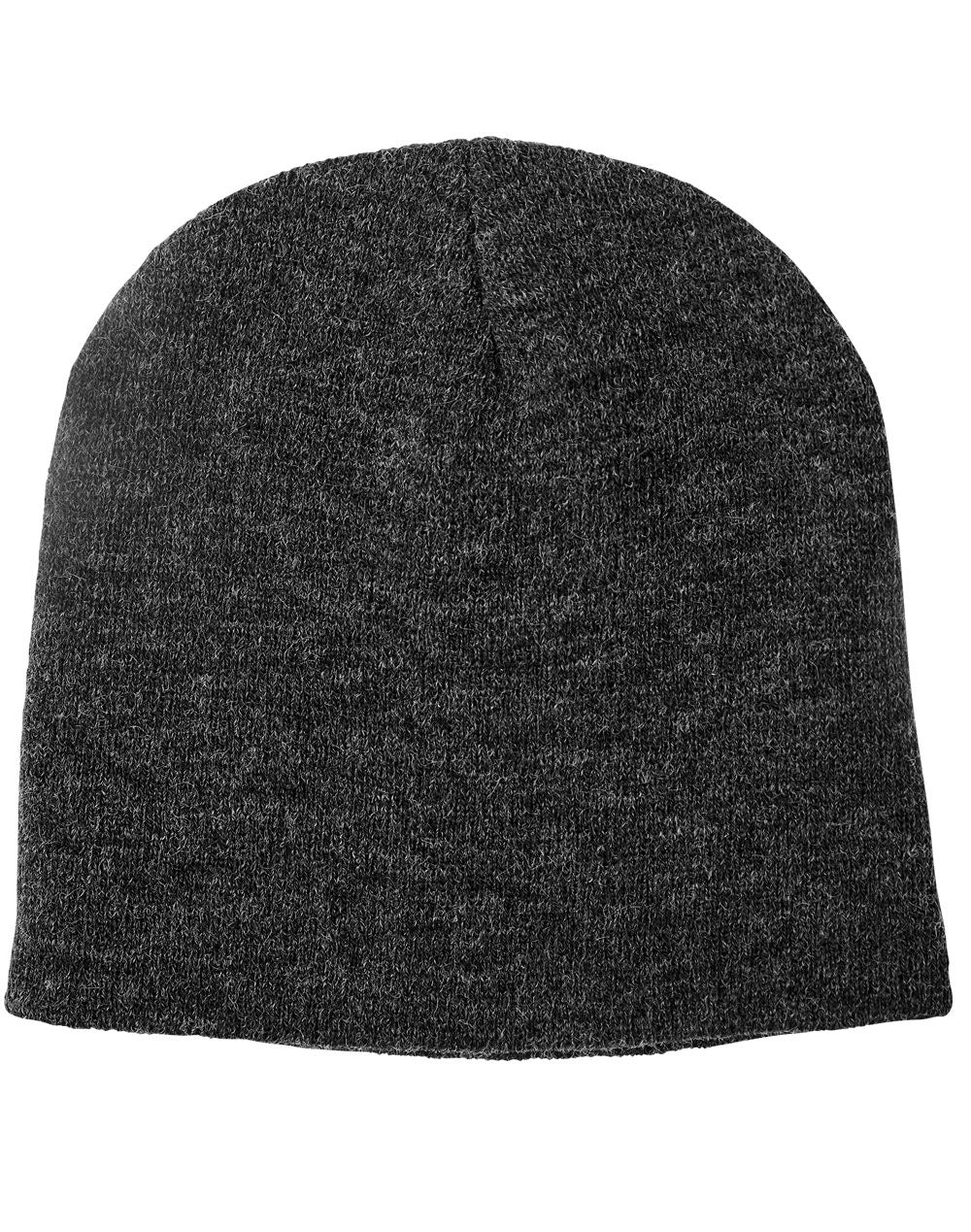 Marl Slouch Beanie - Marl Black