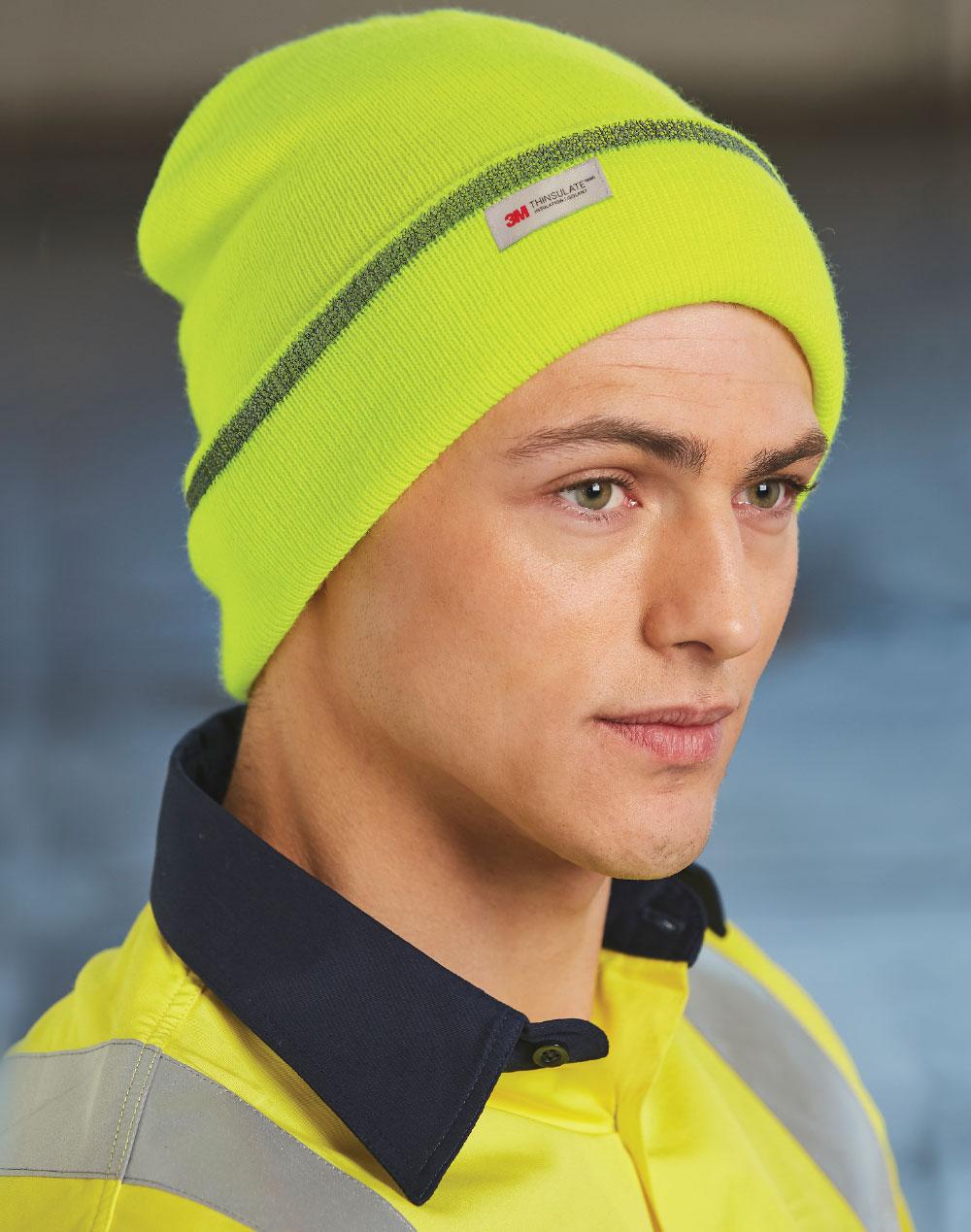 Thinsulated Cuff Beanie - Fluoro Yellow