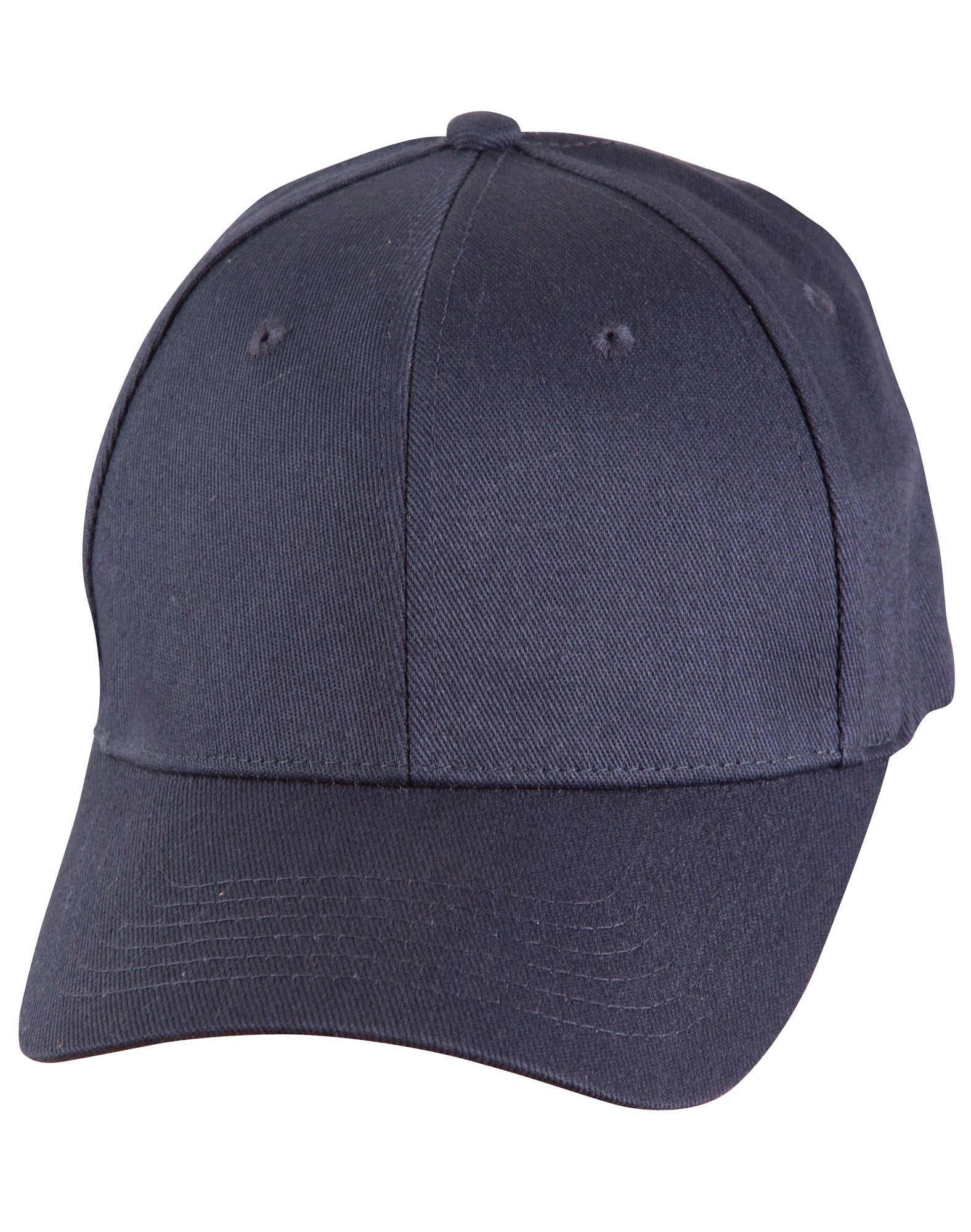 Cotton Fitted Cap - Navy