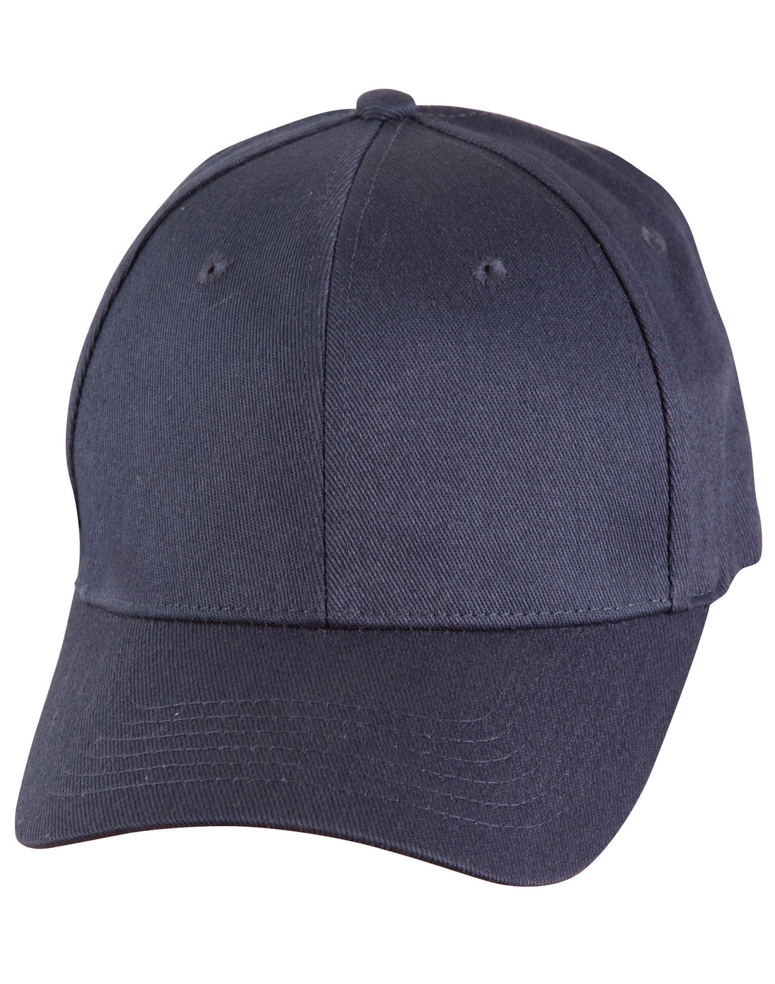 Cotton Fitted Cap - Navy