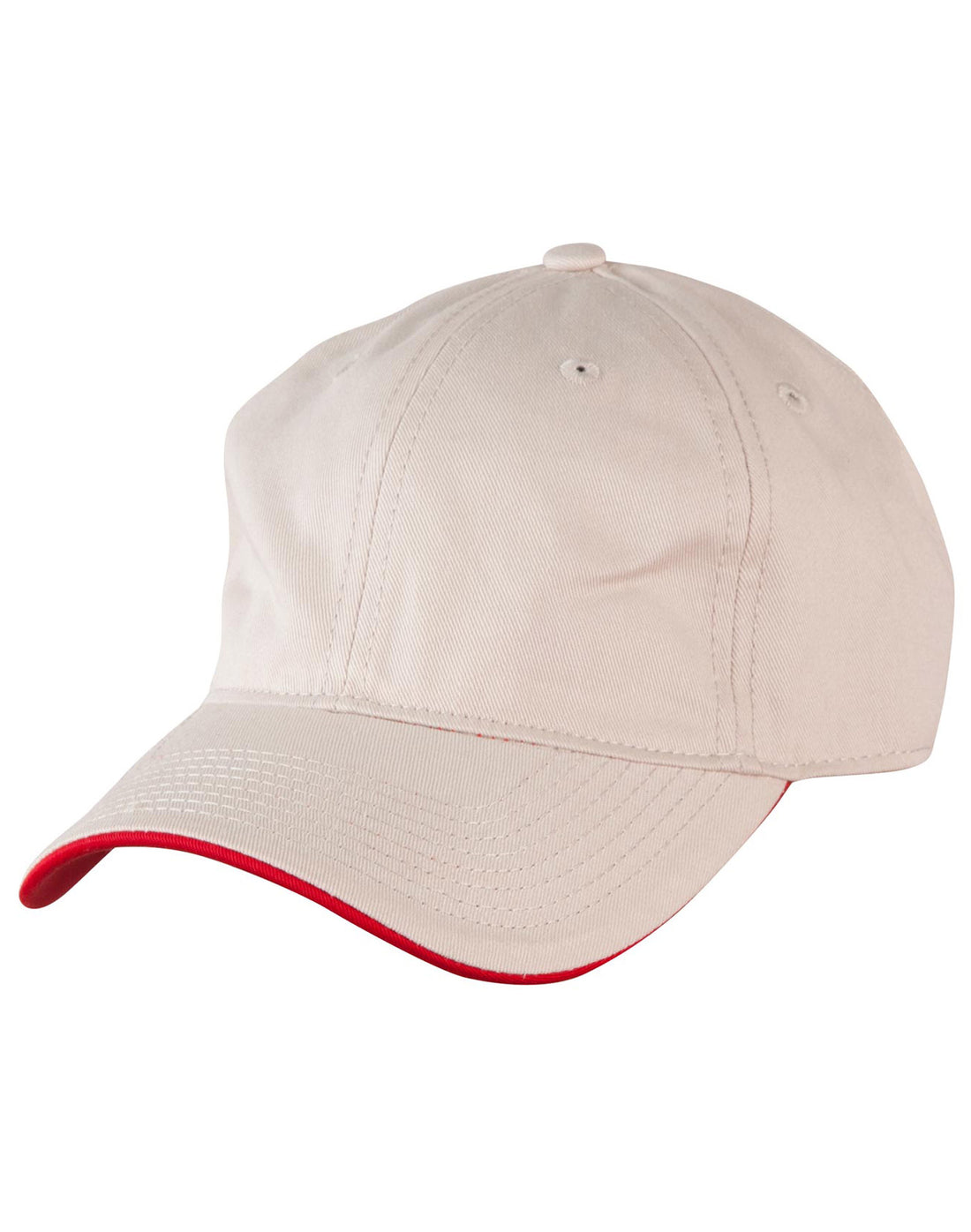 Underpeak Contrast Colour Cap - Sand Red