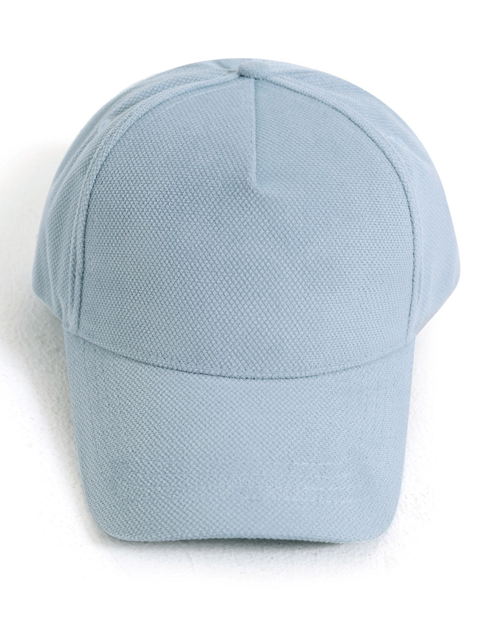 Polyester Jacquard Texture 5 Panel Cap - Light Blue