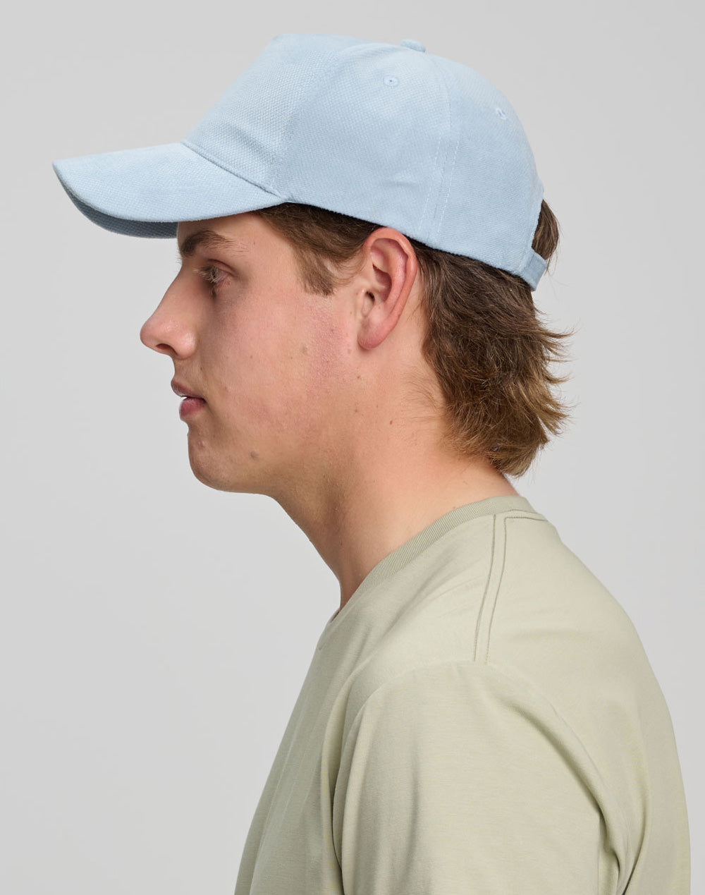 Polyester Jacquard Texture 5 Panel Cap