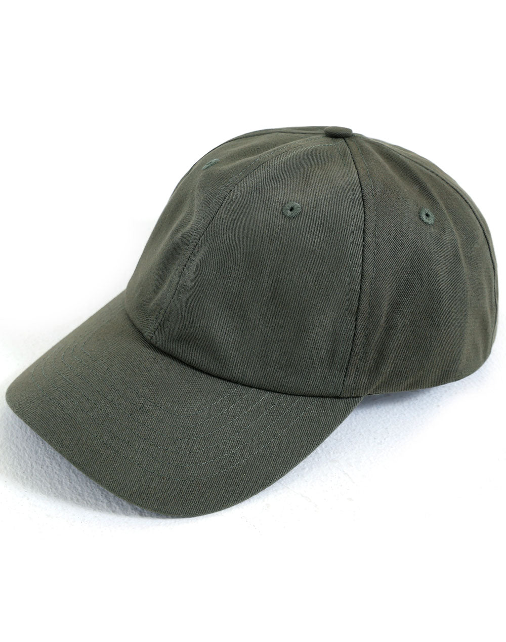 Cotton Twill Unstructured Cap - Army Green