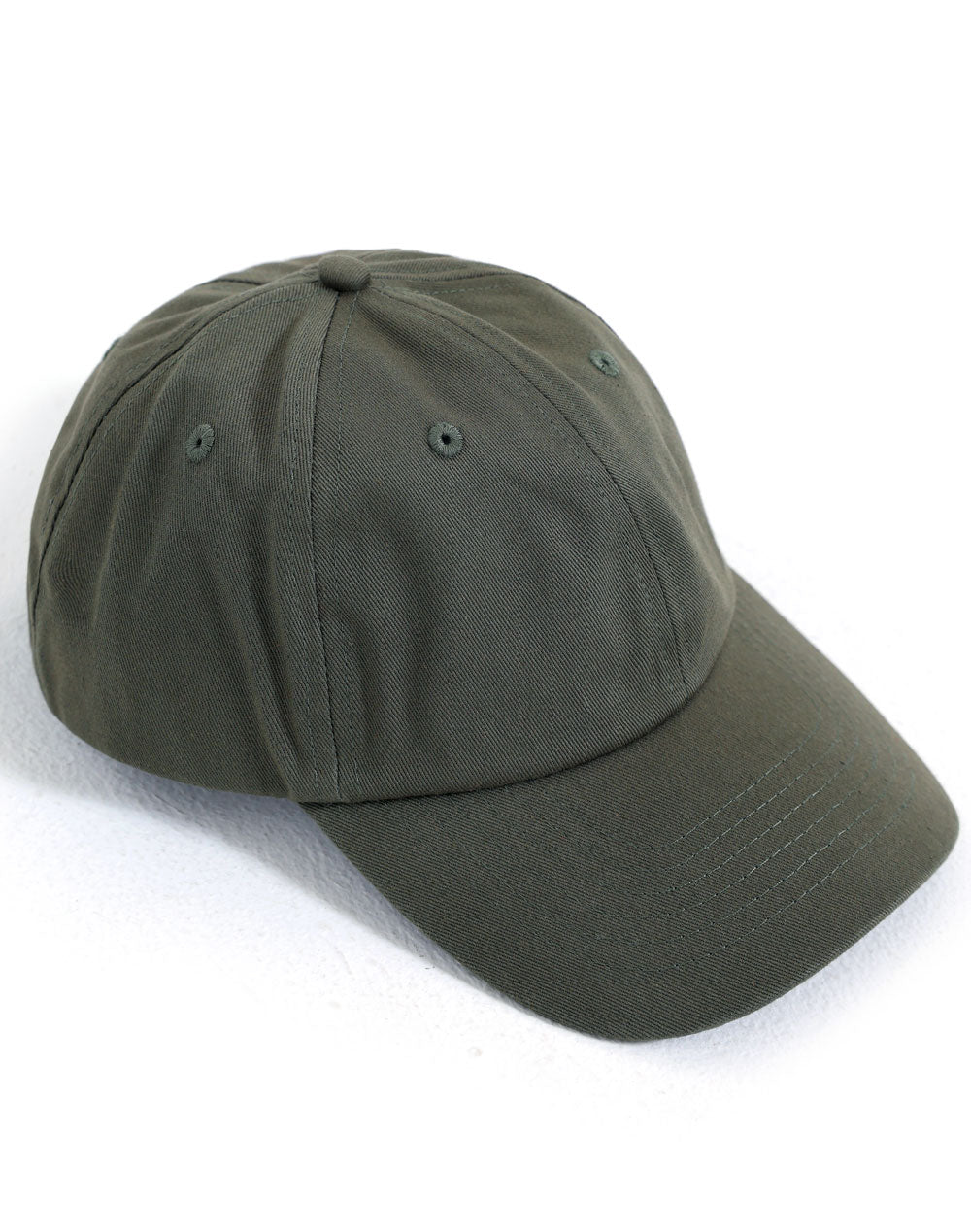 Cotton Twill Unstructured Cap - Army Green
