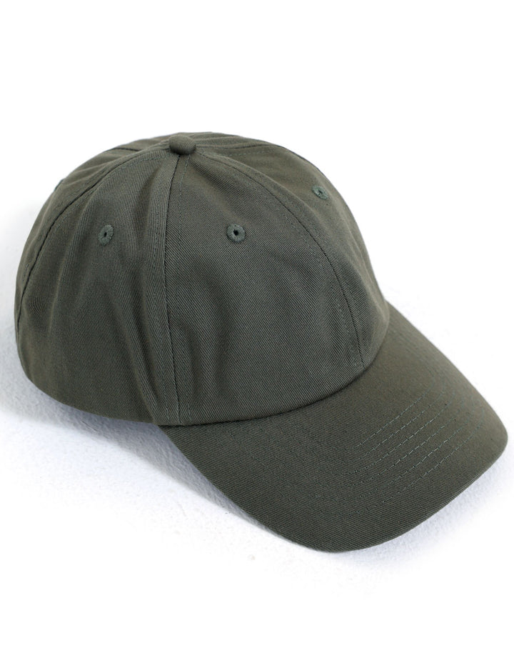 Cotton Twill Unstructured Cap - Army Green