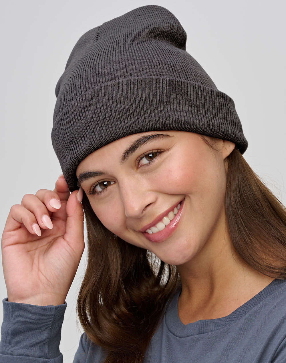 Roll Up Rpet Knit Beanie