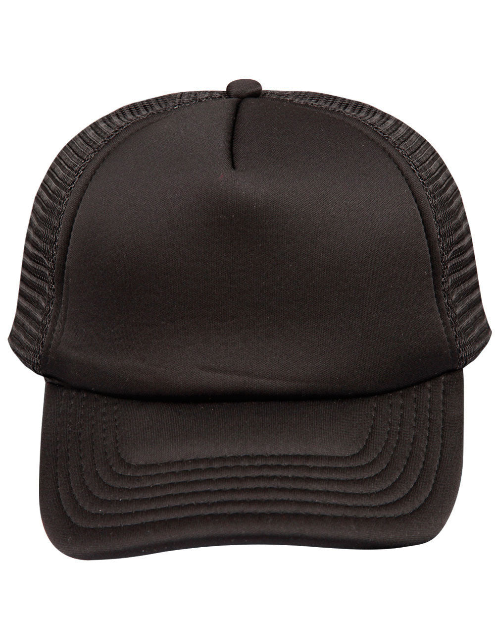 Contrast Trucker Cap - Black Black