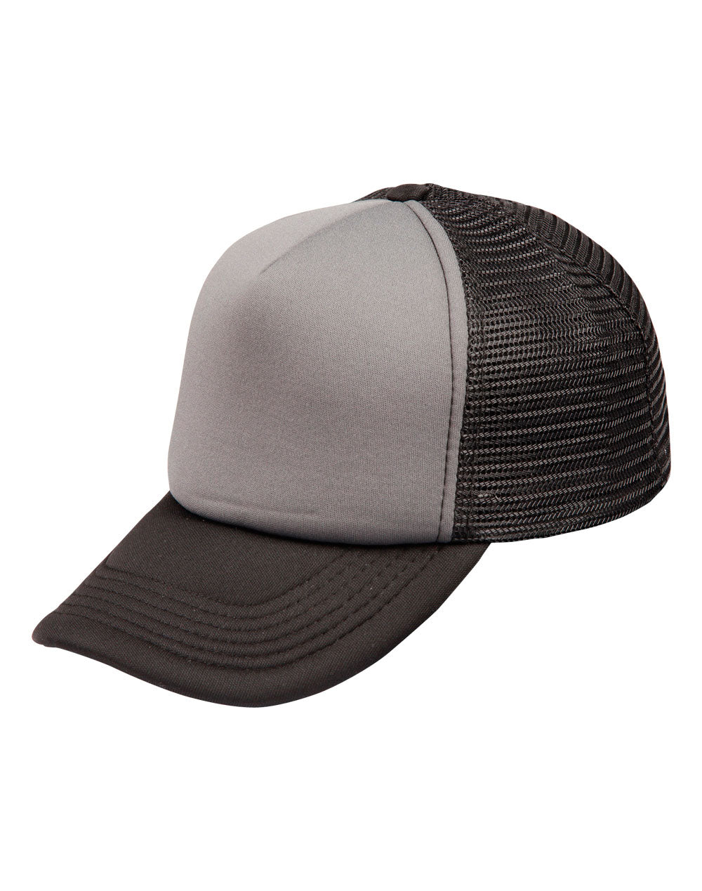 Contrast Trucker Cap - Grey Black