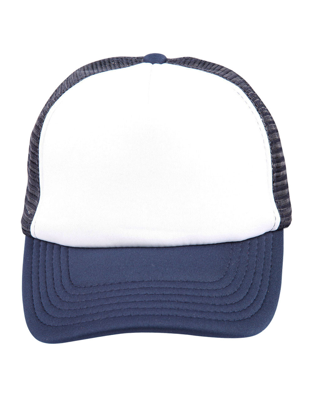 Contrast Trucker Cap - White Navy