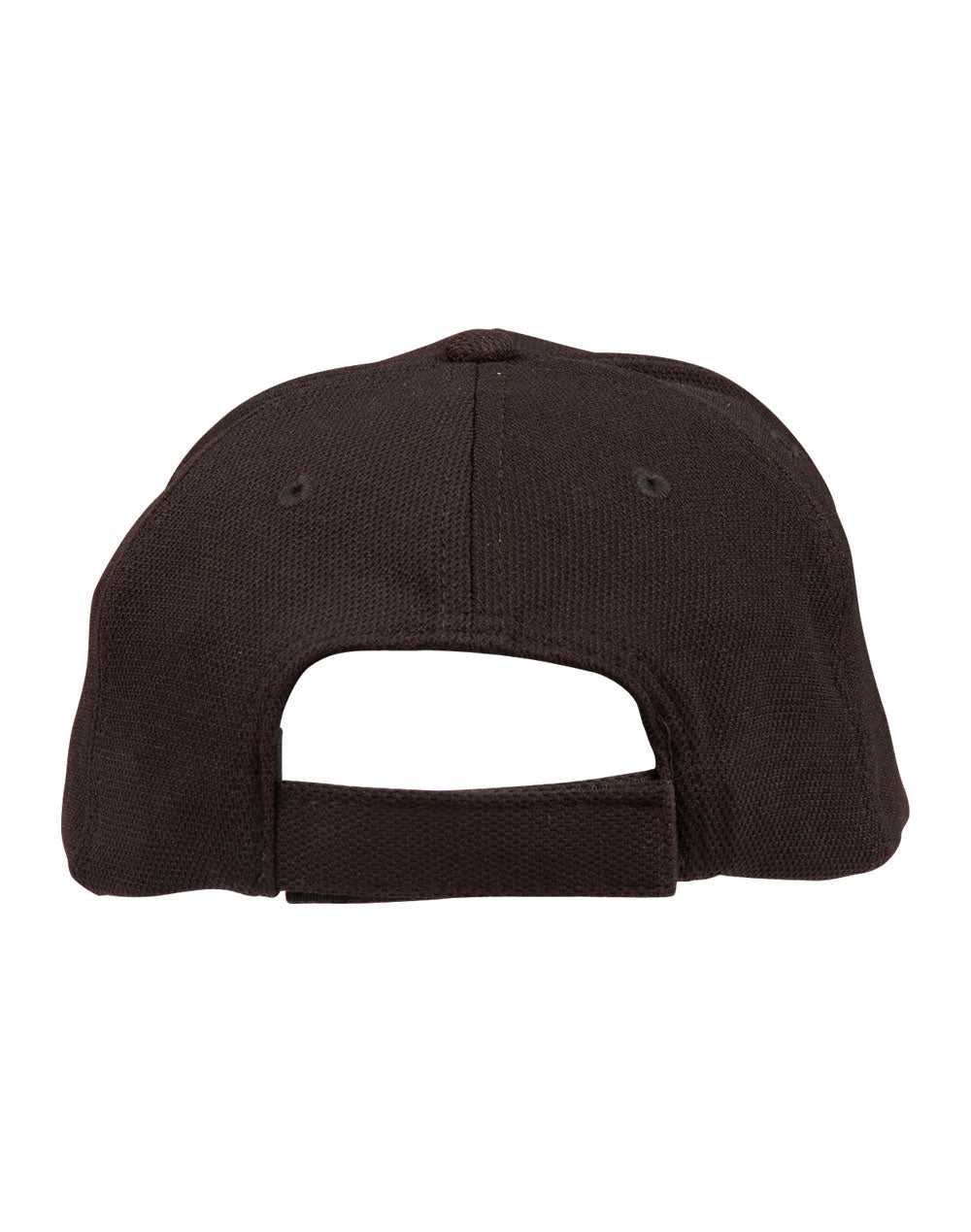 Pique Mesh With Contrast Sandwich - Black Red