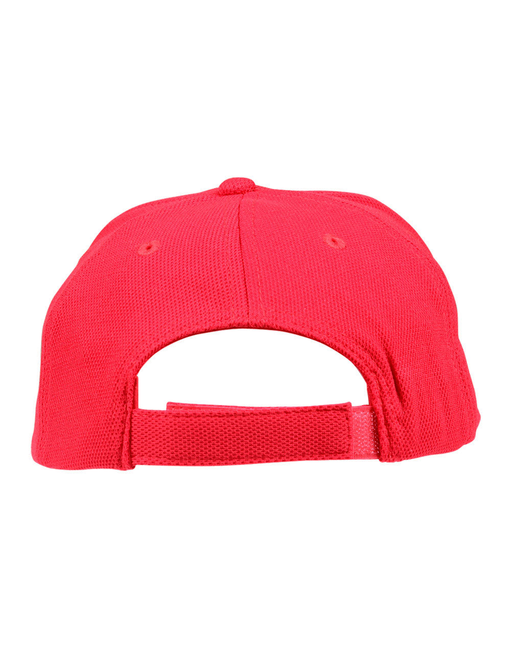 Pique Mesh With Contrast Sandwich - Red White