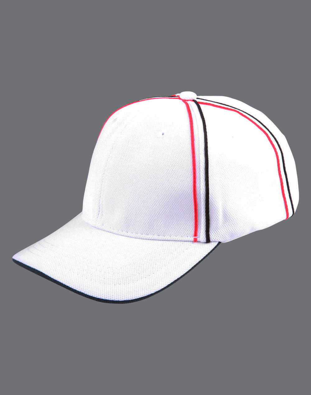 Tri-Colour Pique Mesh Cap