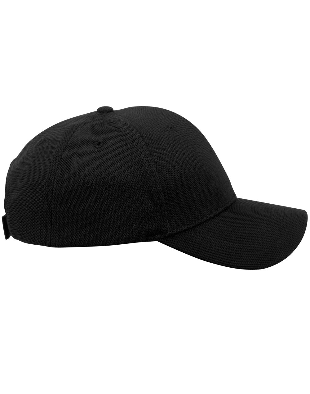 Pique Mesh Cap - Black