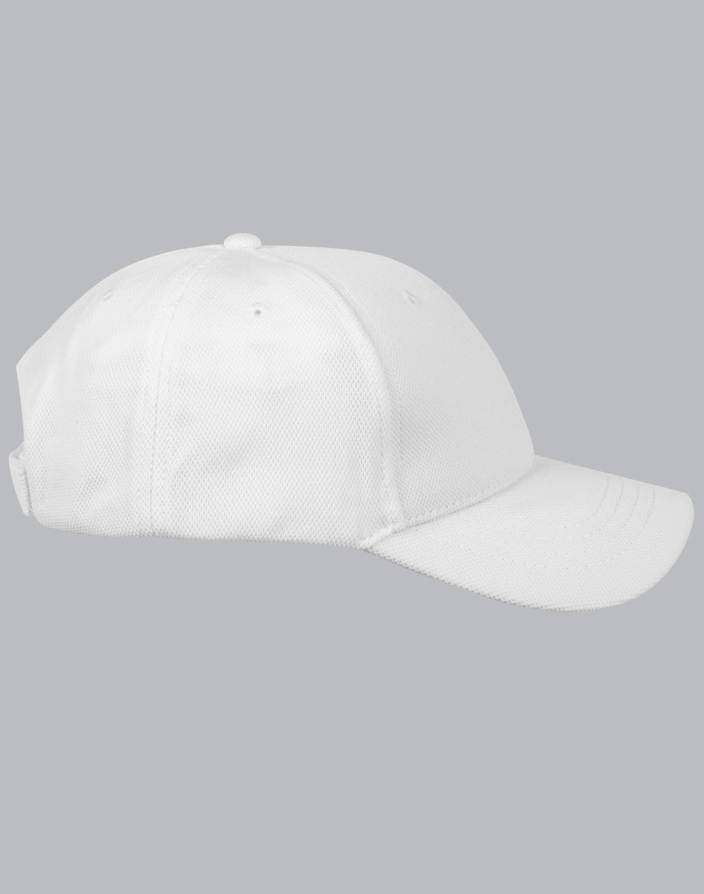 Pique Mesh Cap - White