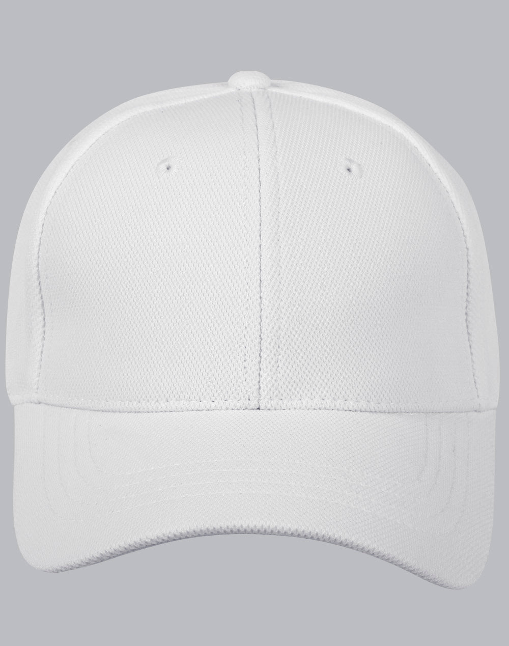 Pique Mesh Cap - White