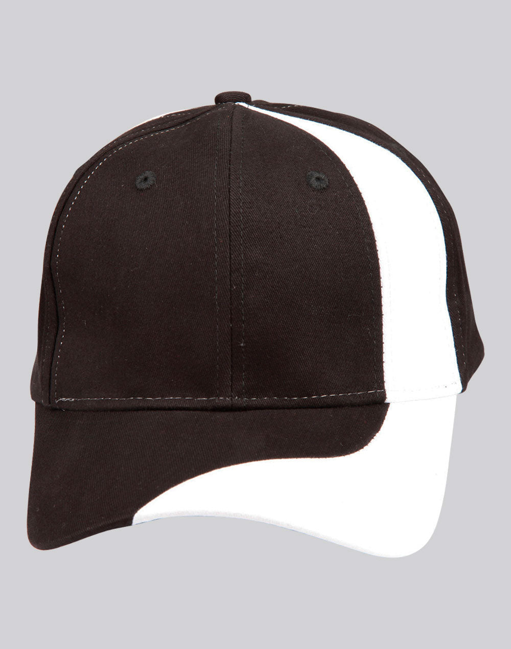 Peak & Crown Contrast Cap - Black White