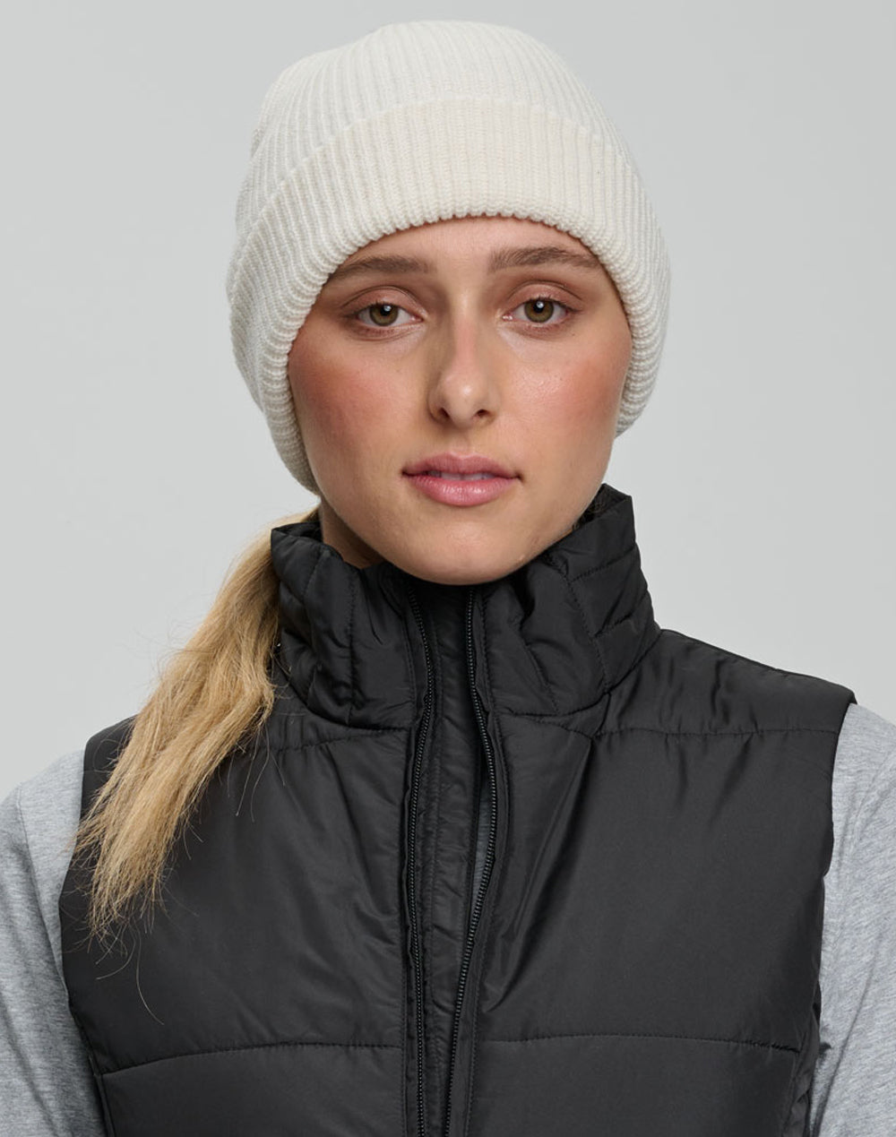 Roll Up Cable Knit Snug Beanie