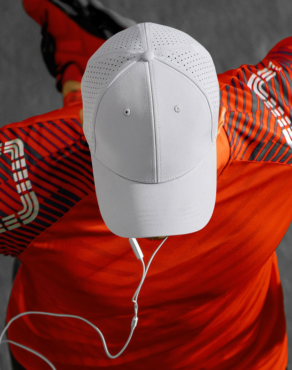 Four Way Stretch Laser Cut Runner’S Cap