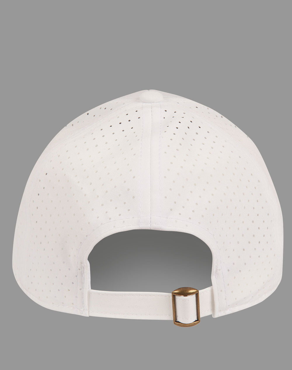 Four Way Stretch Laser Cut Runner’S Cap - White