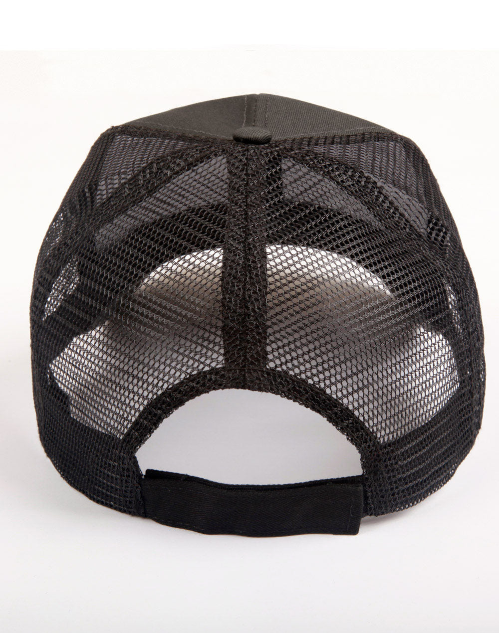 Premium Cotton Trucker Cap - Ash Black