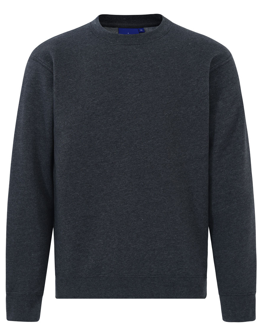 Eagle Top Fleece Sweat- Unisex - Marl Charcoal