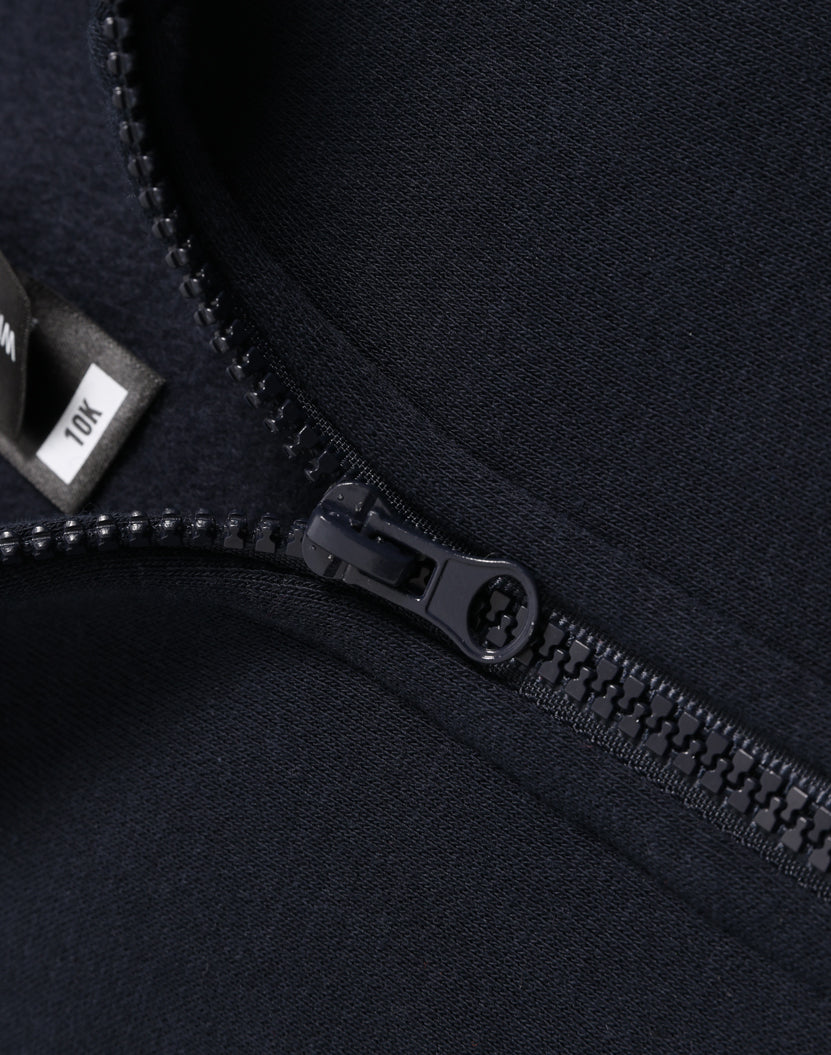 Kids Half Zip Collar Fleece Sweat - Navy