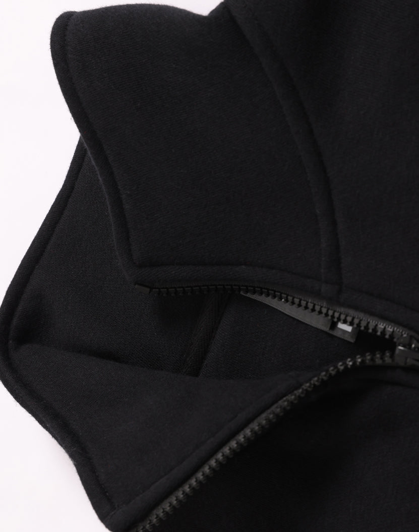 Falcon Fleece Sweat Top Unisex - Black