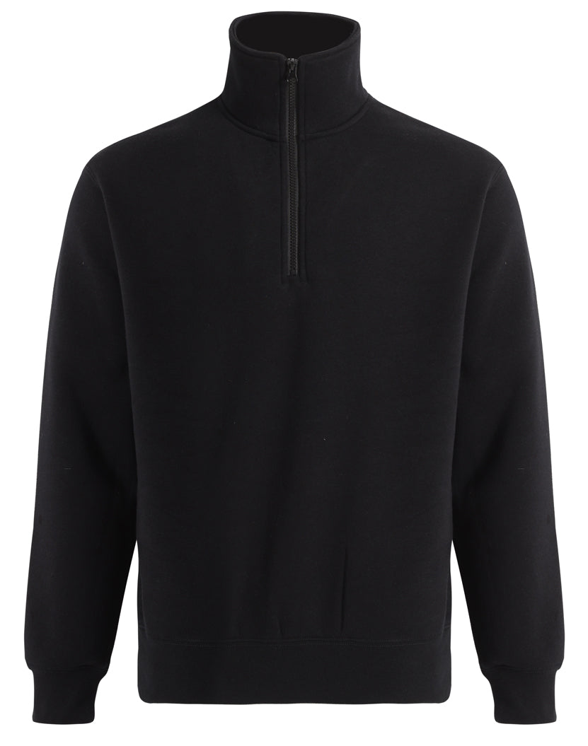 Falcon Fleece Sweat Top Unisex - Black