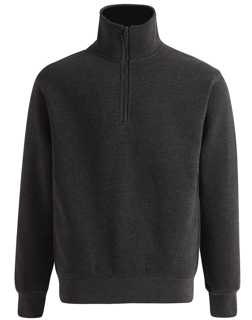 Falcon Fleece Sweat Top Unisex - Marl Charcoal