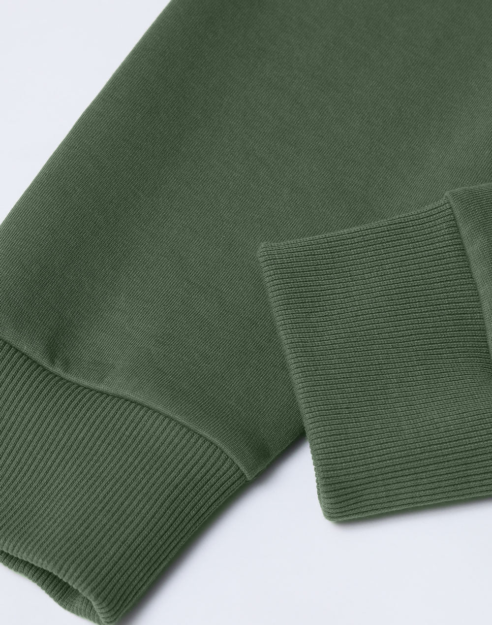Airlayered Cvc Crew Neck Sweater Unisex - Army Green
